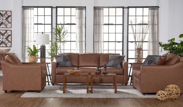 Hughes Furniture® 13400 Perle Hazelnut Loveseat-1