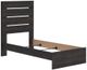Signature Design by Ashley® Hollivern Dark Gray Twin Panel Bed-4