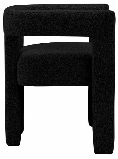Meridian Furniture Athena Black Accent Dining Arm Chair-2