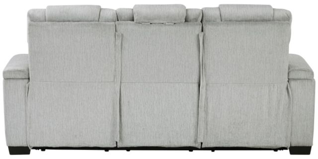 Homelegance® Ronan Light Gray Double Manual Reclining Sofa-3