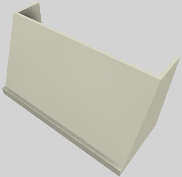 Vent-A-Hood® 54" Wall Mounted Range Hood-Biscuit-1