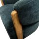 Parker House® Finley Island Teal Swivel Accent Chair-4