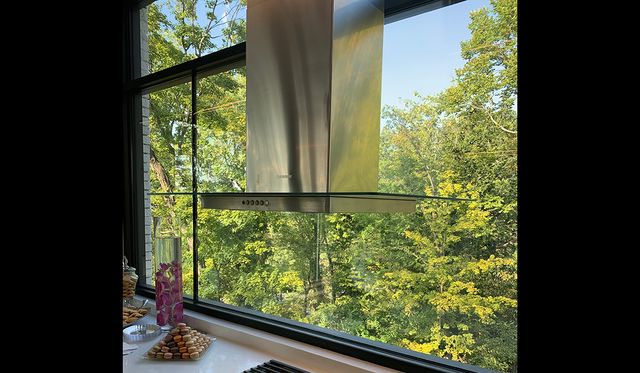 Faber Glassy Isola 36" Stainless Steel Island Range Hood-2