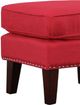 Elements International Kori Heirloom Berry Ottoman-1
