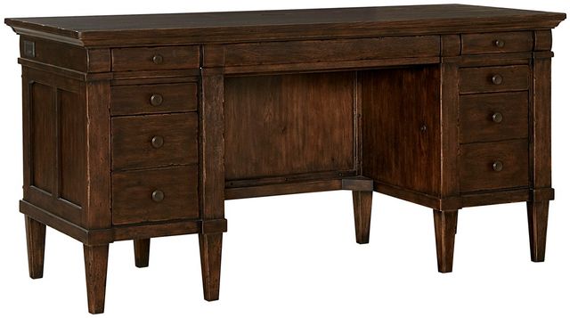 aspenhome® Jackson Turkish Coffee 62" Executive Desk-0