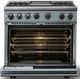 Viking® 7 Series 36" November Sky Pro Style Dual Fuel Range with Griddle-1