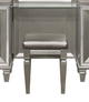 Mazin Furniture Tamsin Grey Vanity Stool-0