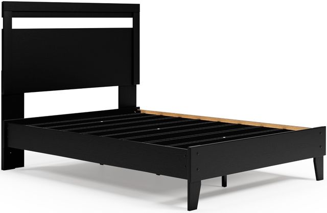 Signature Design by Ashley® Finch 3-Piece Black Full Platform Bed Set-1