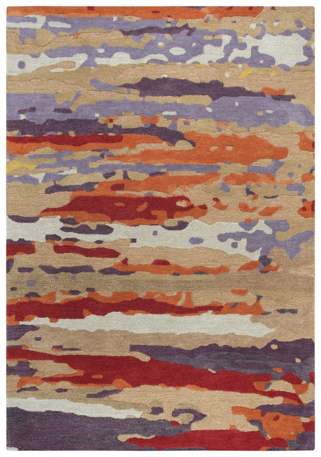 Rizzy Home Connie Post Multi-Color 18" Round Rug-0