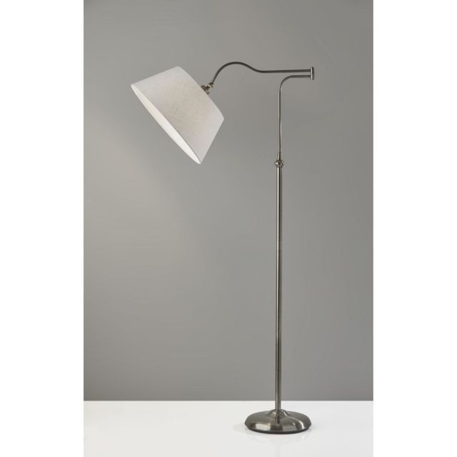 Adesso® Rodeo Antique Pewter Floor Lamp-1