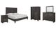 Signature Design by Ashley® Paxberry 5-Piece Black King Panel Bed Set-0