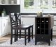 Jofran Inc. Asbury Park 3-Piece AP Black/Autumn Brown Dining Set-1
