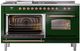 Ilve® Nostalgie II Series 60" Emerald Green Pro Style Dual Fuel Range-2