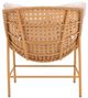 Zuo® Modern Merilyn Beige/Natural Olefin/Rattan Outdoor Accent Chair-3