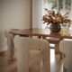 TOV Furniture Malone Taupe Chenille Dining Chair-1