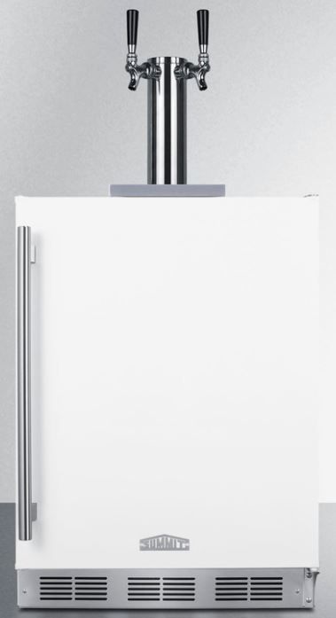 Summit® Commercial 24" White Built In Kegerator-0