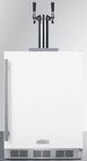 Summit® Commercial 24" White Built In Kegerator-0
