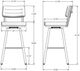 Amisco Customizable Phoebe Swivel Bar Stool-2