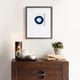 Olliix by Madison Park Natural Agate Blue 100% Real Stone Framed Graphic-3