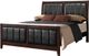 Coaster® Carlton Cappuccino/Black Full Bed-0