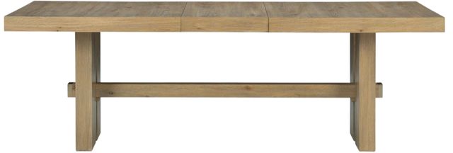 Signature Design by Ashley® Crendlin Light Brown Rectangular Dining Room Extendable Table-2