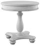 Emerald Home New Haven Oyster Shell Round End Table-0