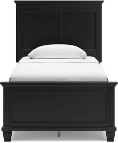 Signature Design by Ashley® Lanolee Black Twin Panel Bed