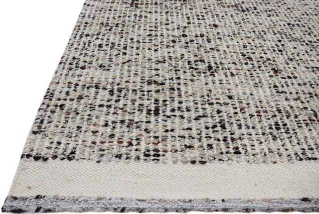KAS Rugs Darcy Ivory Espresso 5'x8' Area Rug-1