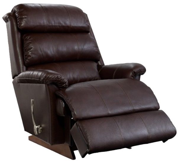 La-Z-Boy® Astor Chestnut Leather Manual Rocking Recliner-4