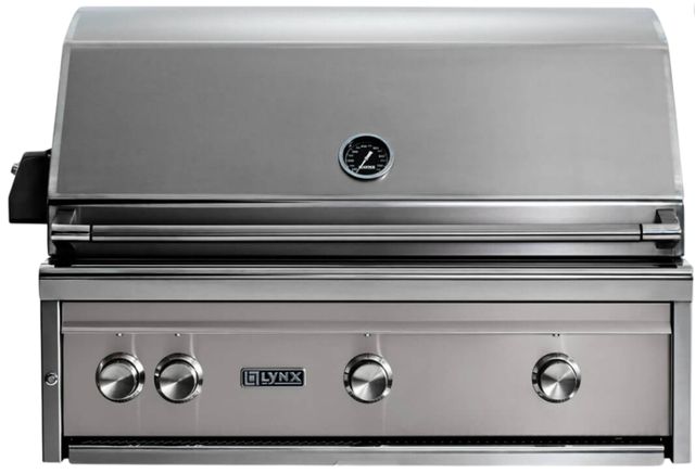 LYNX® Professional 3-Burner Limestone Built-In Liquid Propane Grill with Rotisserie-0