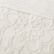 Olliix by Madison Park Ivory Full/Queen Laetitia Tufted Cotton Chenille Medallion Fringe Coverlet Set-4