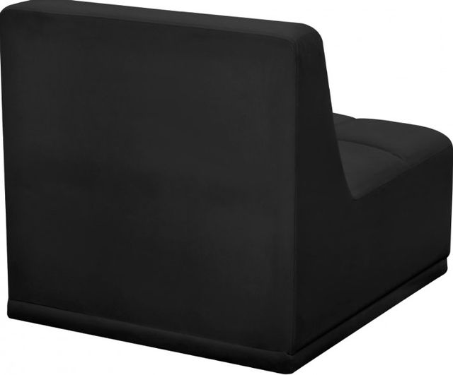 Meridian Furniture Relax Black Velvet Modular Armless Chair-1