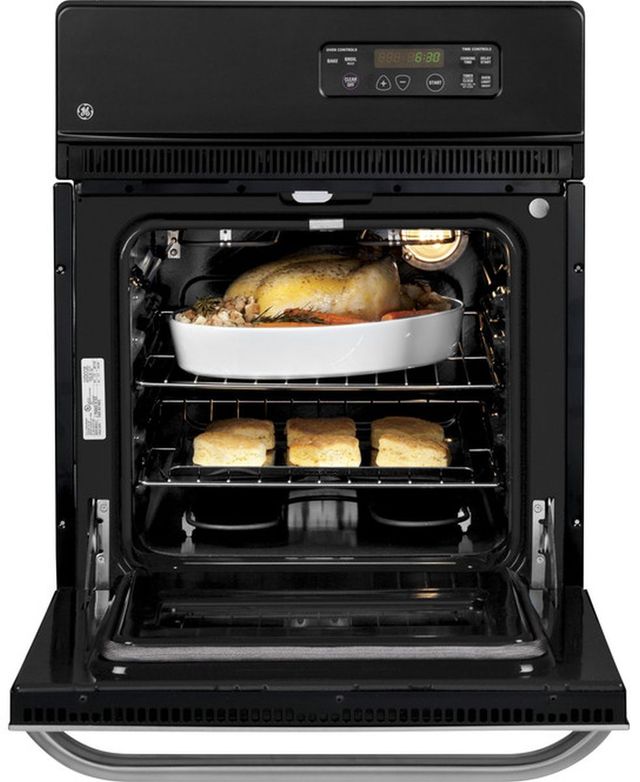 GE® 24" Stainless Steel Electric Built In Single Oven-2