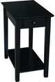 John Thomas Furniture® Destinations Solid Black Narrow End Table-0