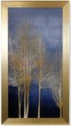 StyleCraft Trees Blue/Gold Wall Art-0