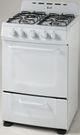Avanti® 24" White Freestanding Gas Range-1