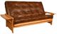 Kodiak Furniture Phoenix Oregon Trail Saddle/Butternut Queen Futon with Mattress-0