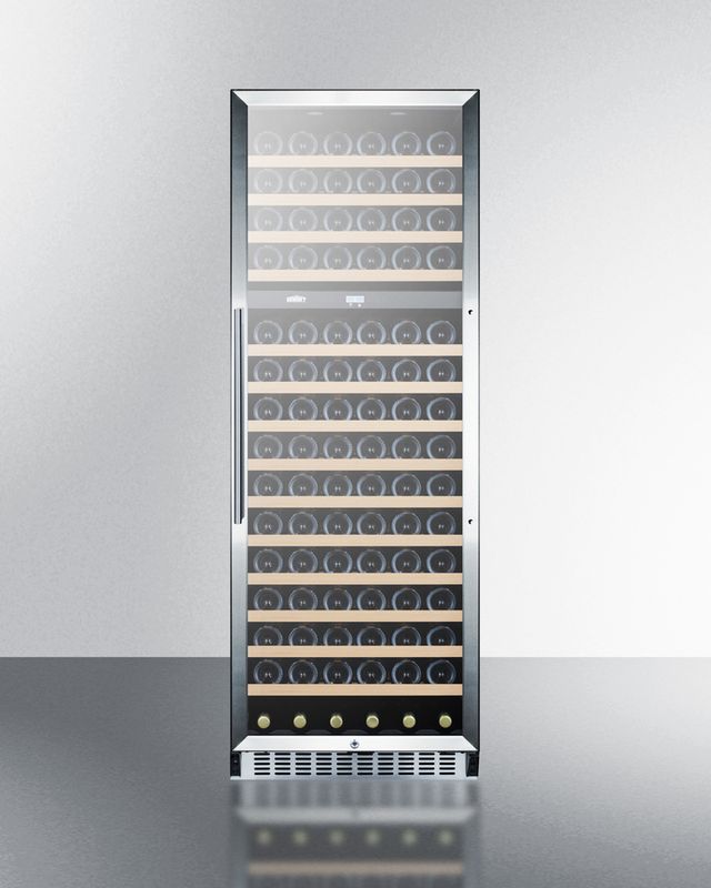 Summit® 24" Stainless Steel Wine Cooler-2
