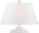 Forty West Colbie White Table Lamp-1