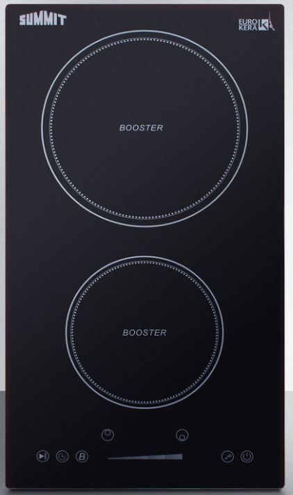 Summit® 12" Black Induction Cooktop