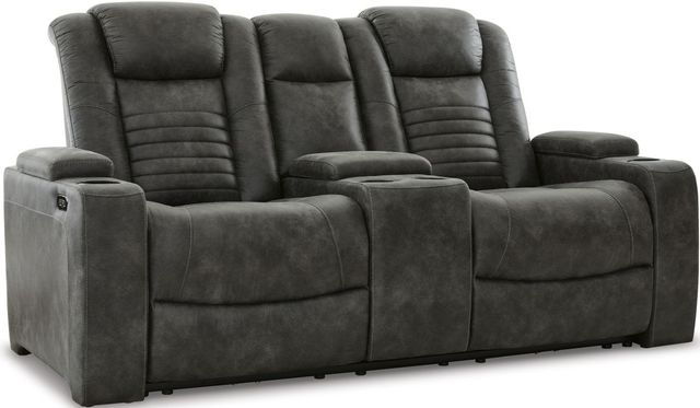 Signature Design by Ashley® Soundcheck Storm Power Reclining Loveseat-0