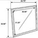Coaster® Sonora White Dresser Mirror-3