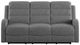 Emerald Home Harvey Gray Power Reclining Sofa with Power Headrest-3
