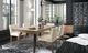 Bermex® Customizable Expression Ochre Dining Table with Black Wooden Legs-1