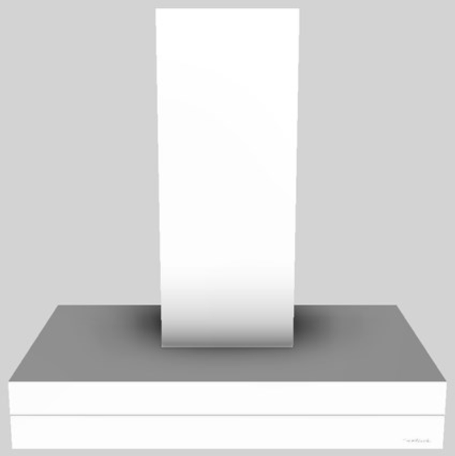 Vent-A-Hood® K Series 36" White Contemporary Wall Mounted Range Hood-0