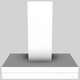 Vent-A-Hood® K Series 36" White Contemporary Wall Mounted Range Hood-0