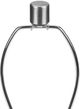Monarch Specialties Inc. 25"H Grey Ceramic Table Lamp-1