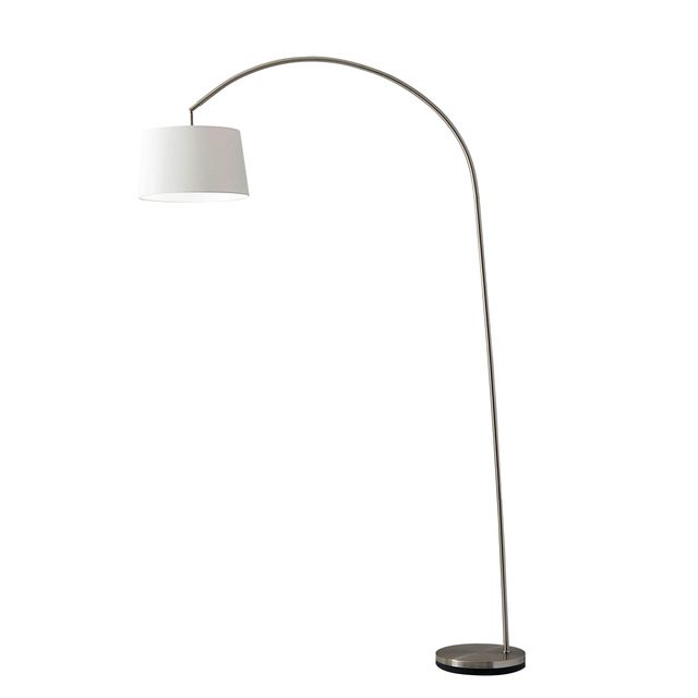 Adesso® Goliath Brushed Steel Arc Lamp-0