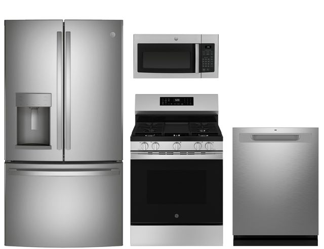 GE 4-Piece Stainless Steel Kitchen-0
