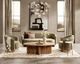 Classic Home Halley Brown/White Accent Table-1